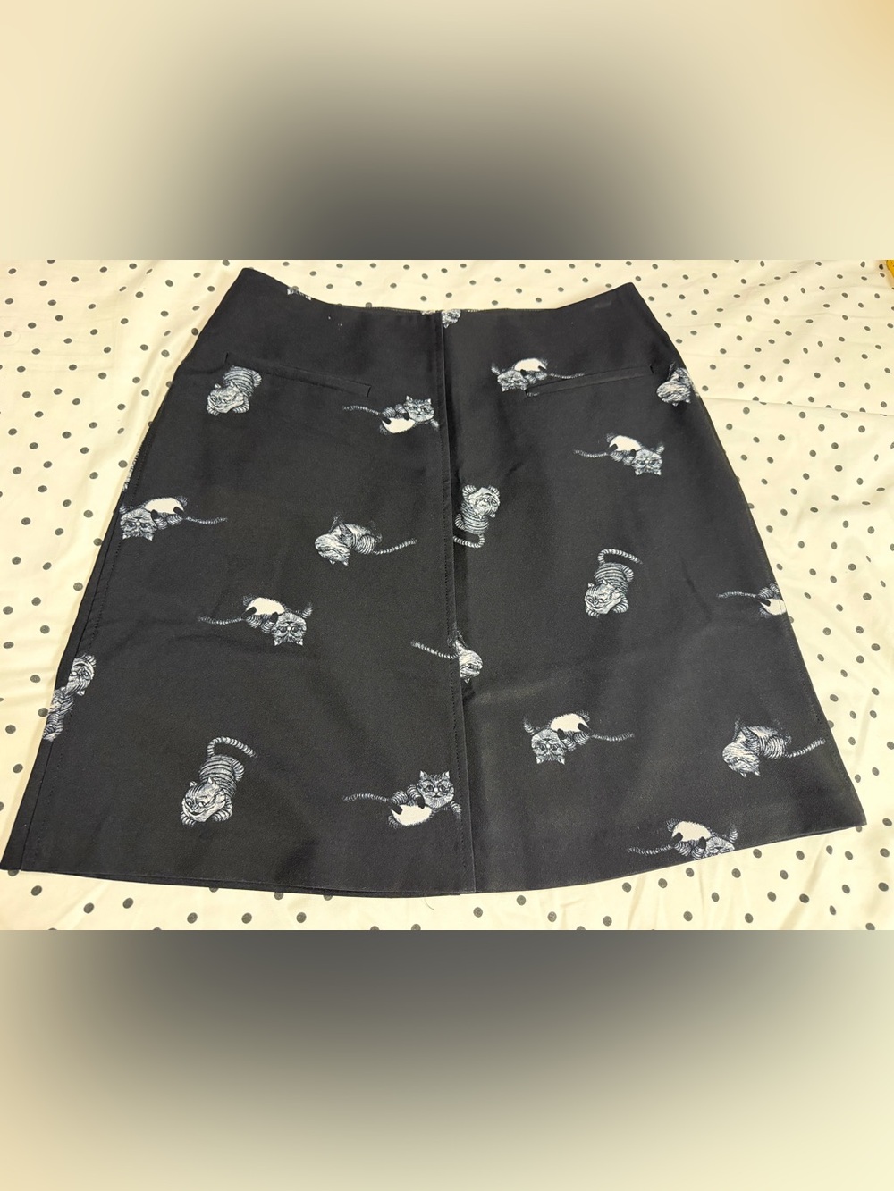 Disney Black and Gold Alice Through the Looking Glass Designer Label Skirt